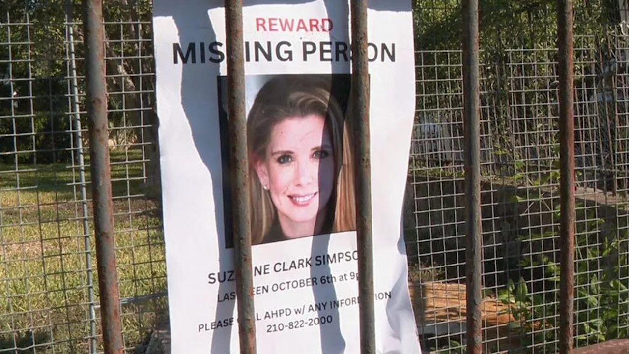 Search for missing mom Suzanne Simpson continues, husband transferred to Bexar County