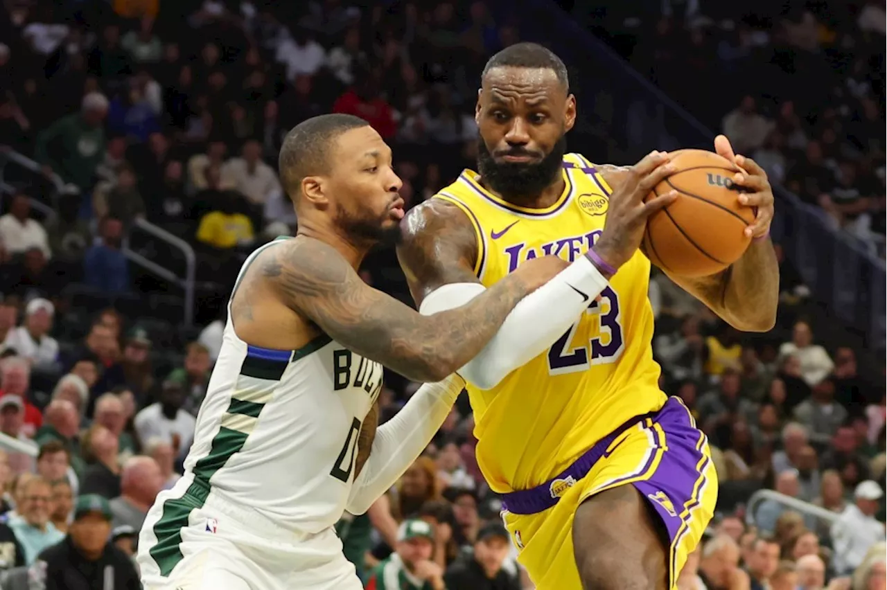 Lakers rally to beat Bucks for 1st preseason win