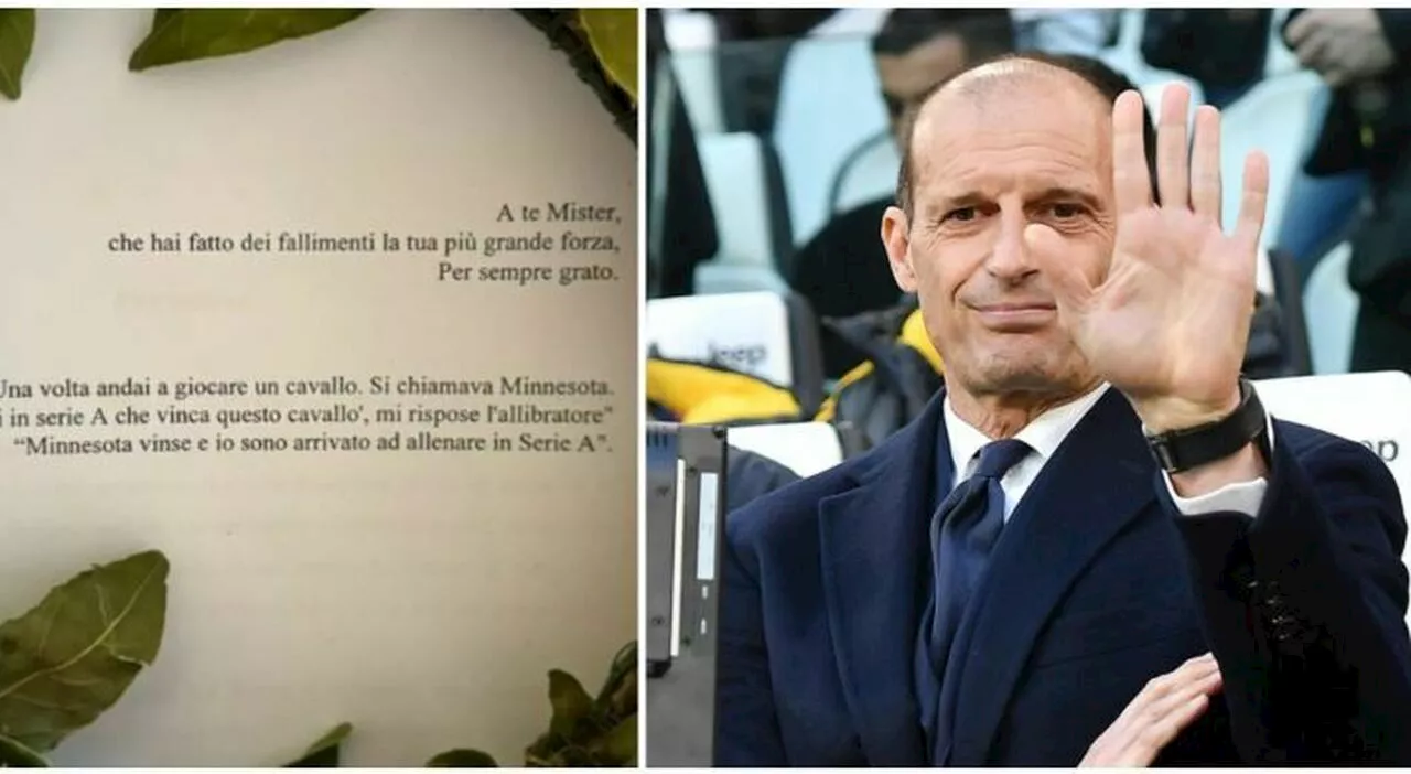 Massimo si laurea e dedica la tesi ad Allegri, poi va a Livorno: «Voglio il suo autografo». Lieto fine in arri