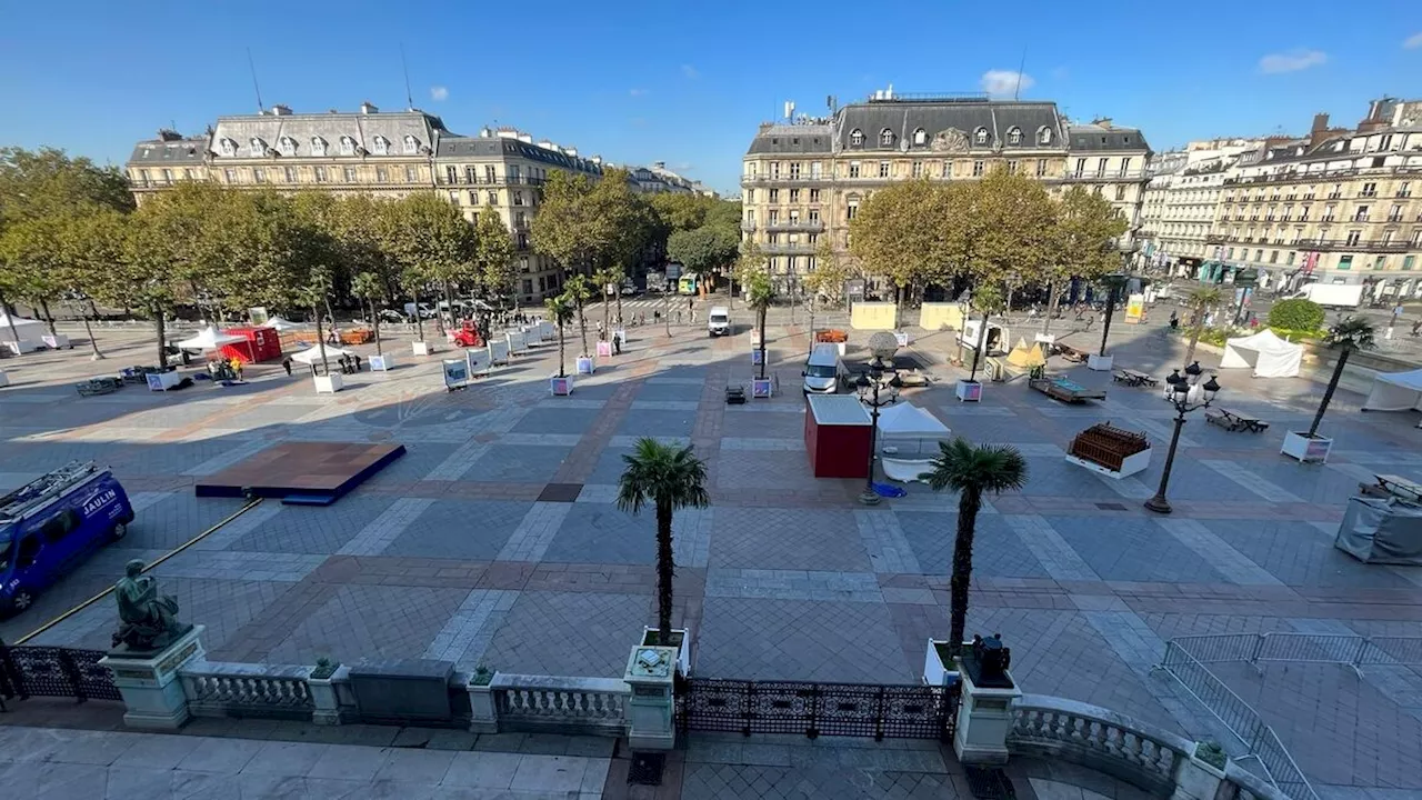 À Paris, le parvis de l’Hôtel de Ville entame sa transformation en forêt urbaine