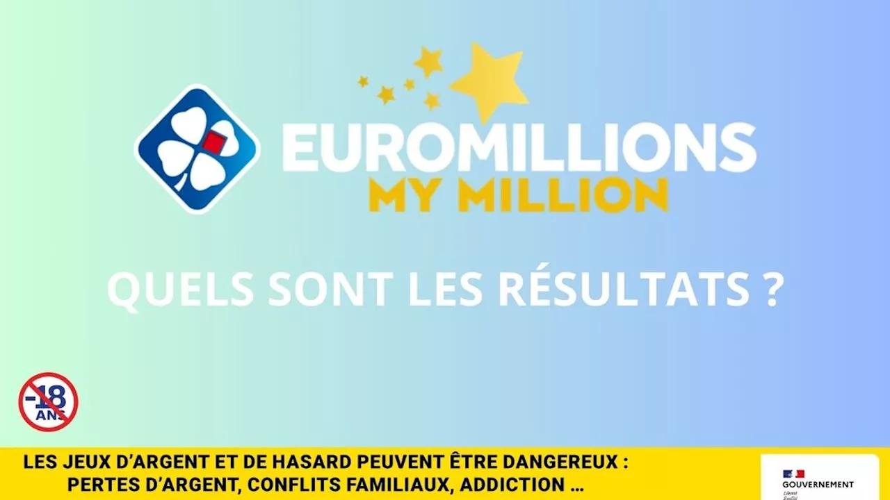 Les résultats de l’EuroMillions de la FDJ du vendredi 11 octobre 2024