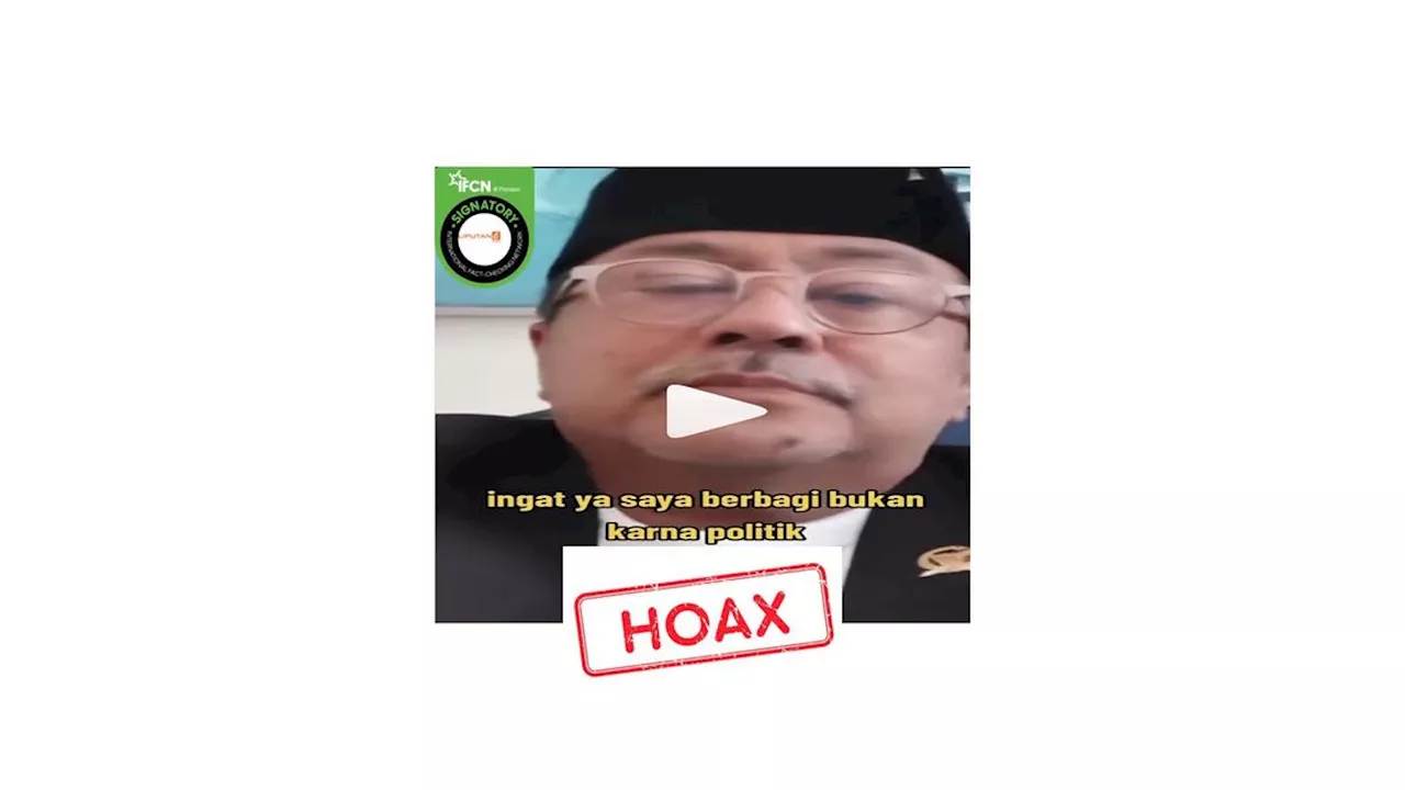 Deretan Hoaks Terkini yang Memanfaatkan Nama Tokoh Nasional, dari Pejabat sampai Politisi