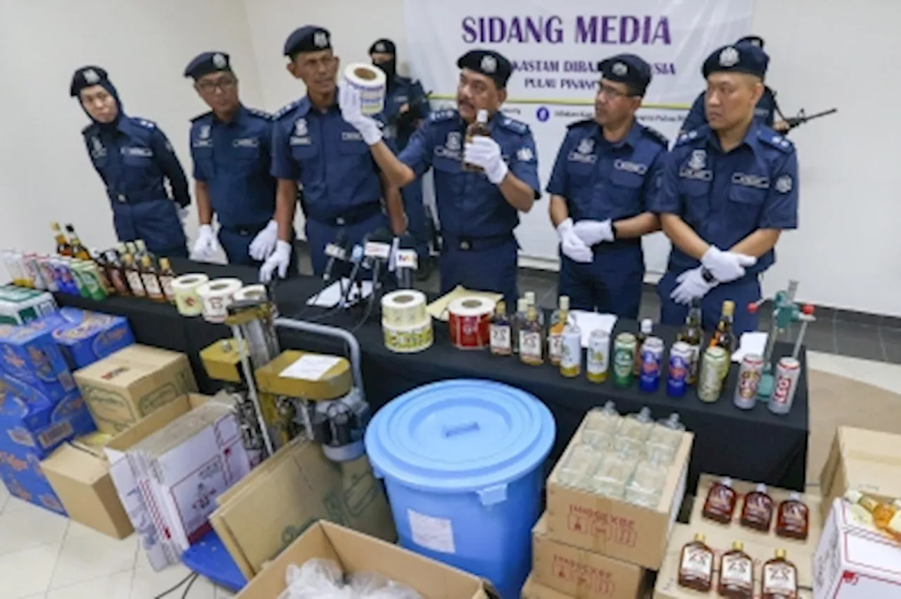 Croak and dagger: Frog ‘guards’ can’t save Penang fake liquor lab from Customs bust