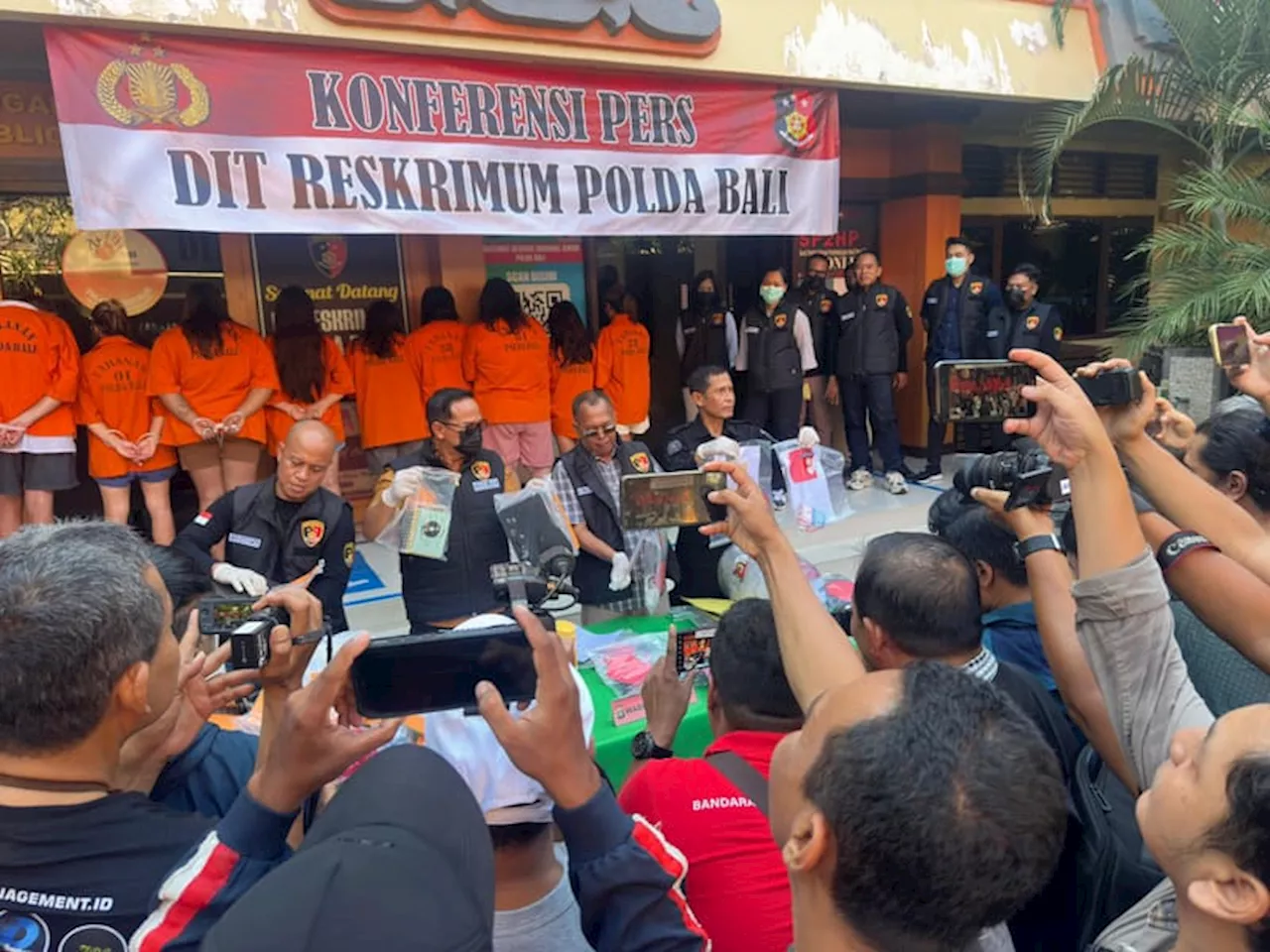 Diduga Jadi Pemodal Prostitusi, Dua WNA Ditahan Polda Bali