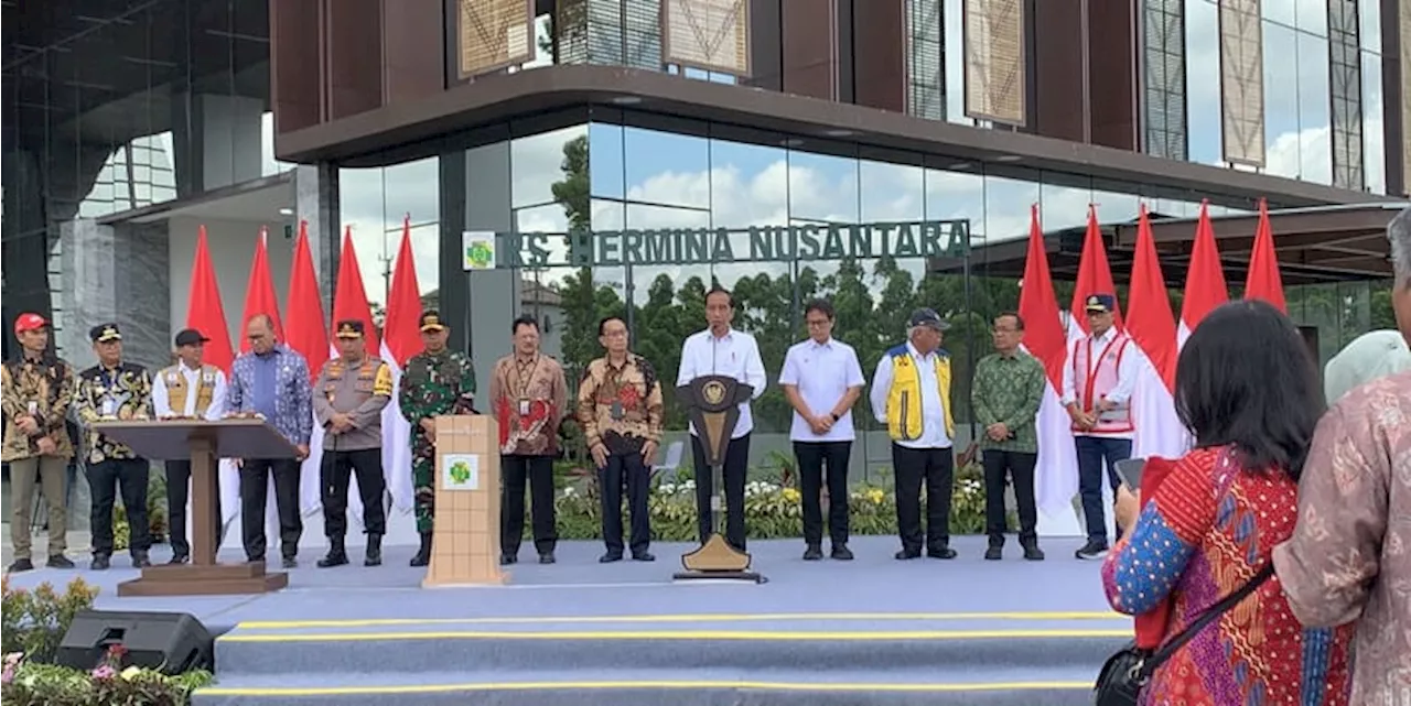 Resmikan RS Hermina Nusantara, Jokowi Bisa Menambah Kepercayaan ASN Pindah ke IKN