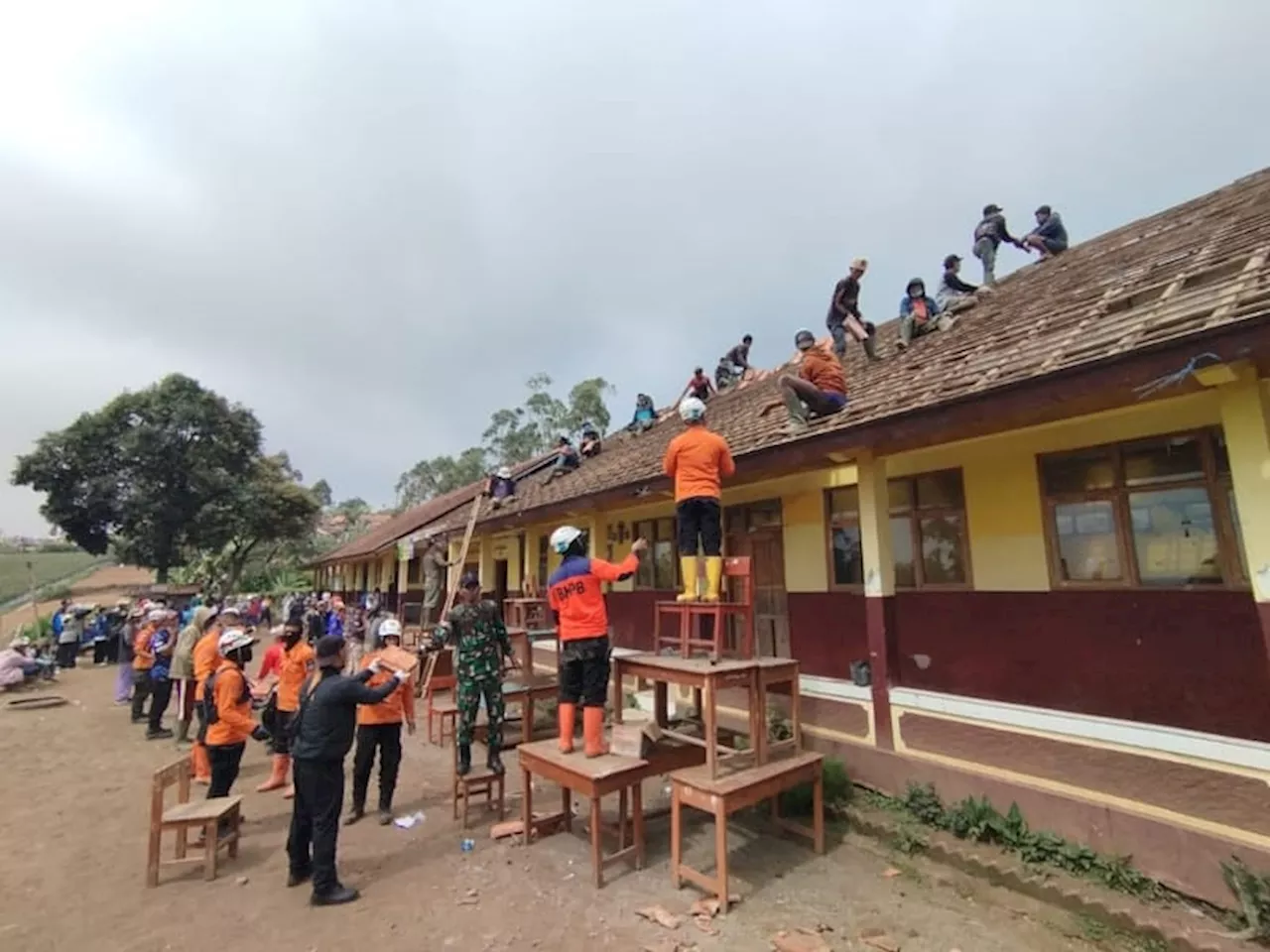 SDN 3 Barusari Dibangun Ulang, Yayasan Bakti Barito Gunakan Material Daur Ulang