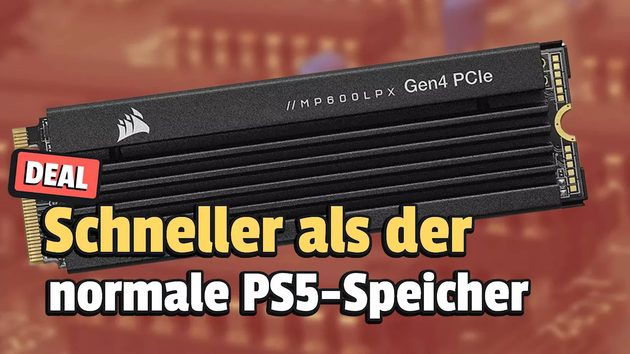 Mit dieser SSD bringt ihr eure PS5 auf Höchstgeschwindigkeit – und sie ist jetzt ein wahres Schnäppchen