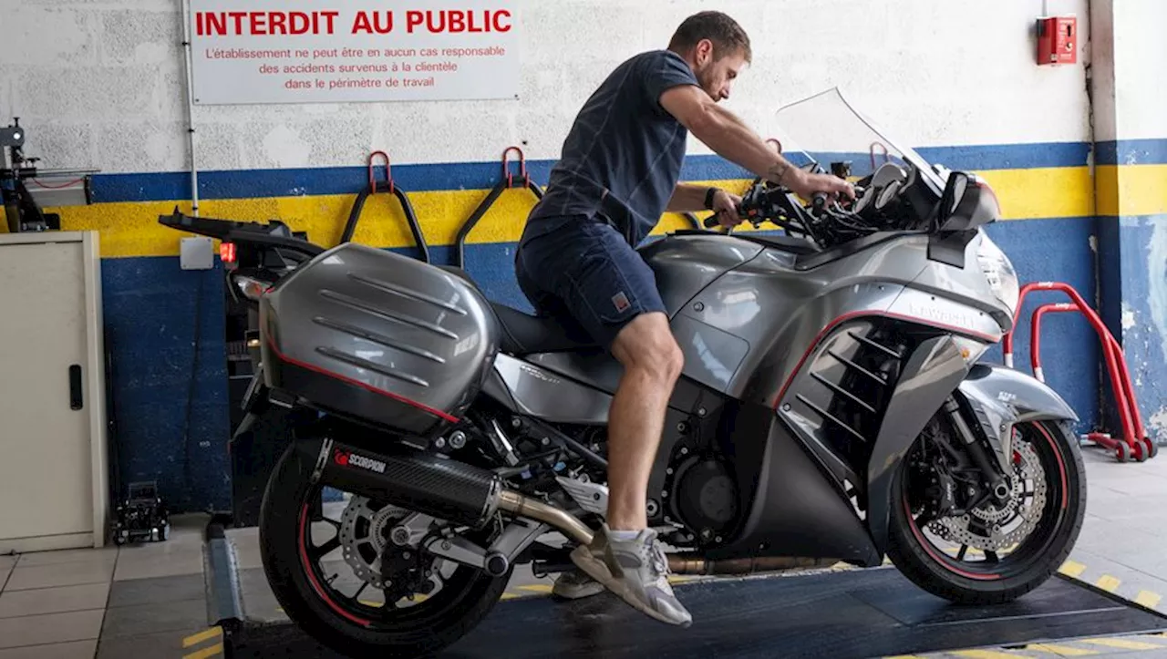 Malgré la réticence des motards, le contrôle technique des deux-roues s’installe doucement en Lozère