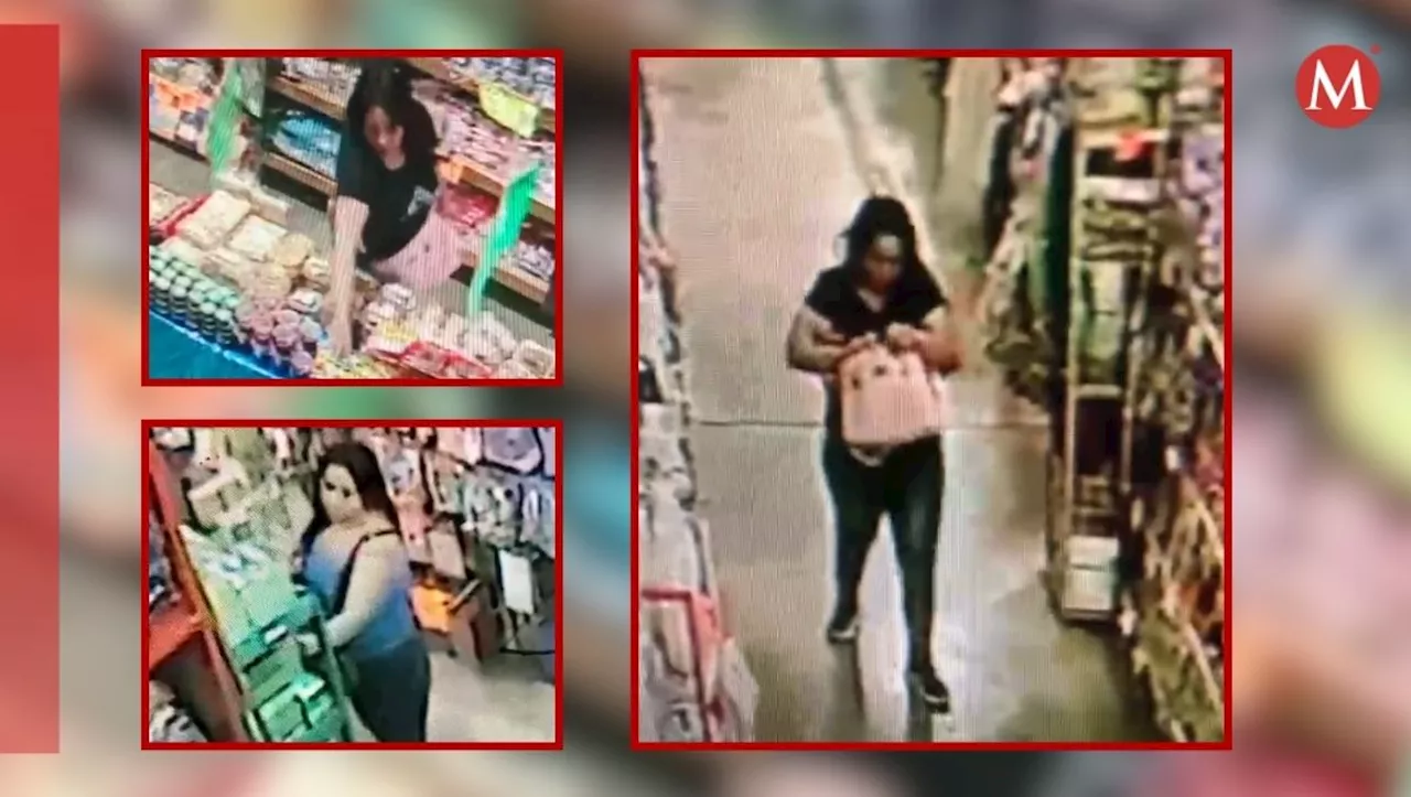 Captan a mujer robando en dulcería del centro de Monterrey; locatarios la señalan de más atracos