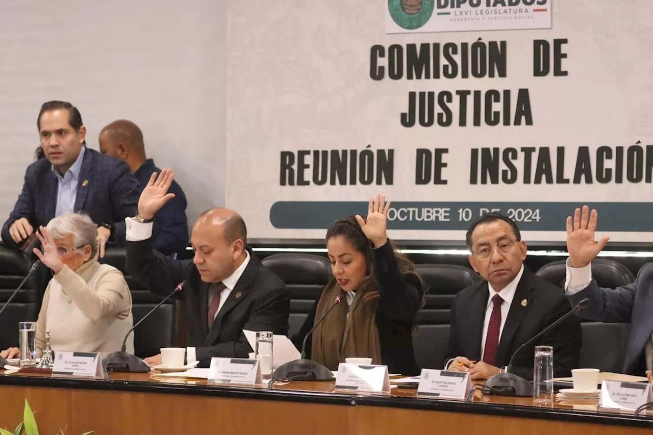 Julio César Moreno presenta la Comisión de Justicia en San Lázaro