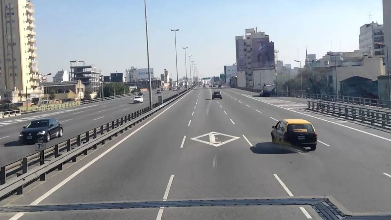 Las autopistas de la Ciudad de Buenos Aires estarán cortadas este domingo: el motivo