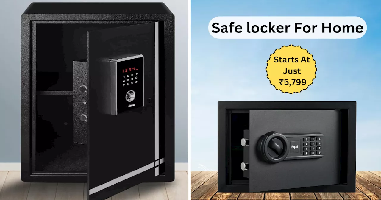 Amazon Diwali Sale: 30,184 वाला Safe Locker मात्र ₹5,799 में! मजबूती और सेफ्टी देख चोरों की निकलेगी हेकड़ी