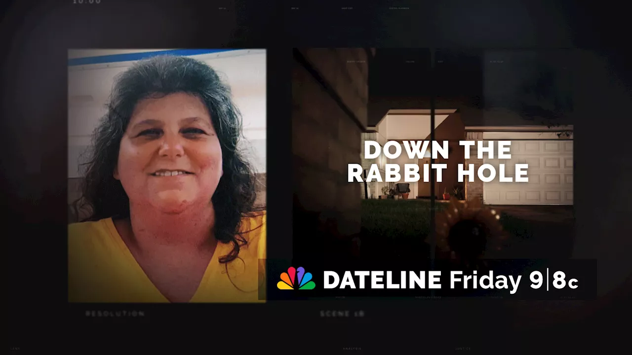 2012 Texas murder case is subject of Friday's two-hour Dateline: ‘Down the Rabbit Hole'