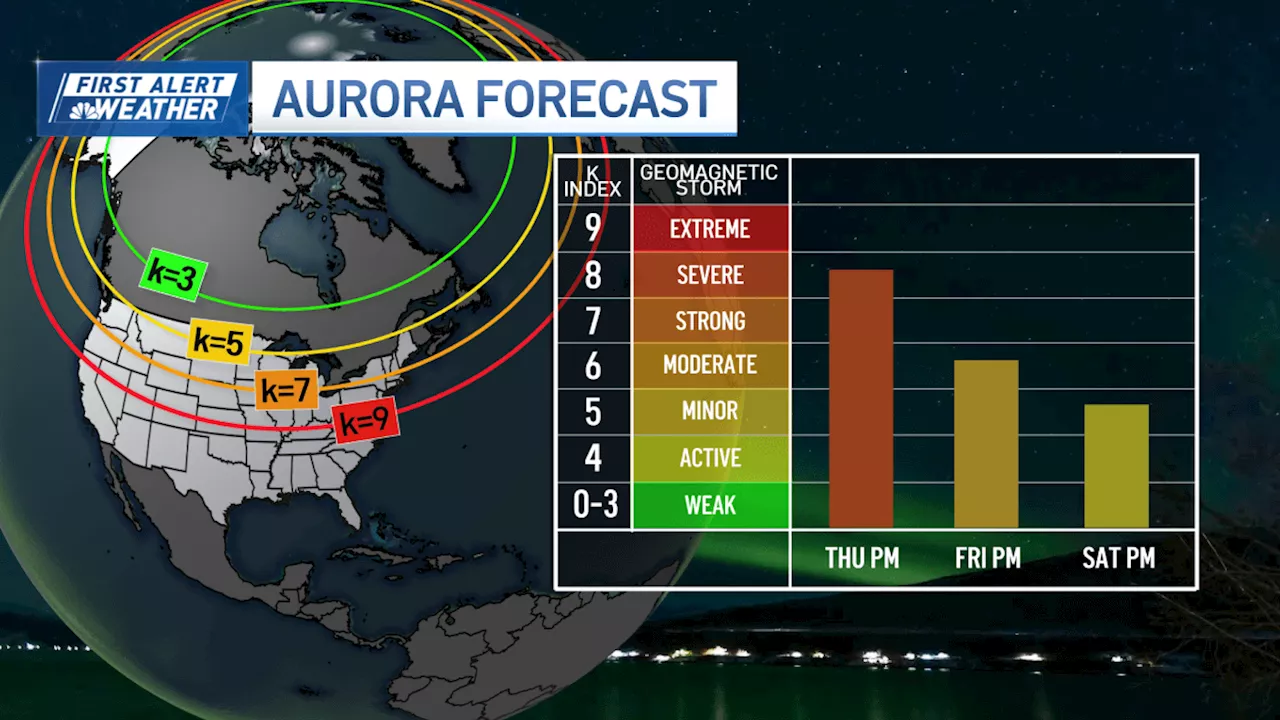 Will the northern lights be visible Friday night in New England?