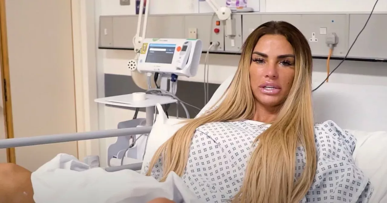 Katie Price's six-word confession on holiday injury as she's seen in wheelchair