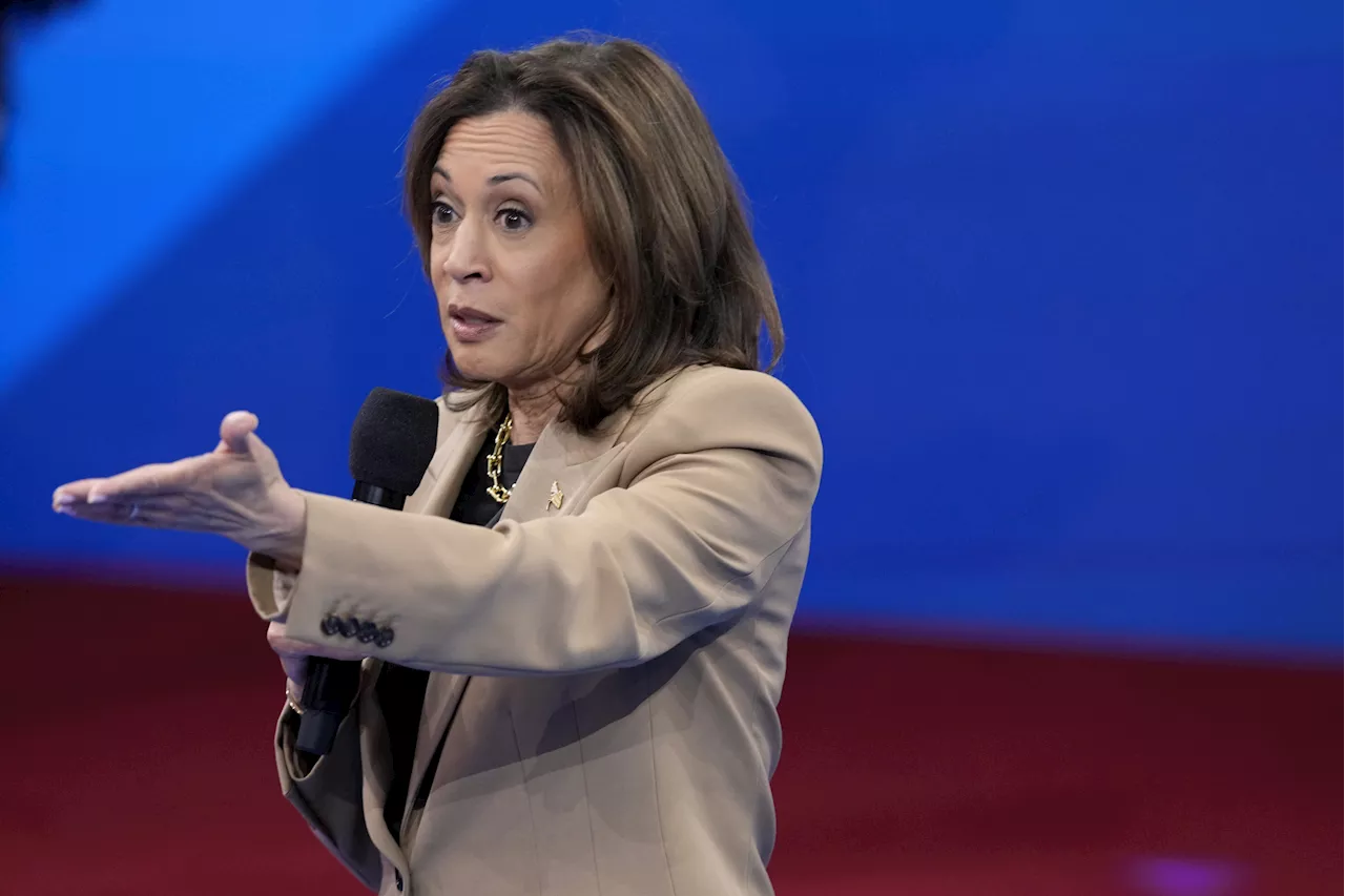 Kamala Harris Responds to Question Asking Donald Trump's Virtues