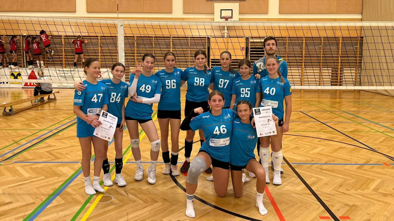 Erfolgreicher Saisonstart für Weinviertler Volleyballnachwuchs