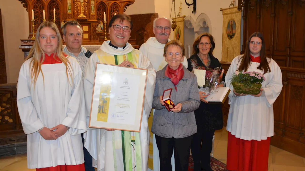 Fast 40 Jahre Pfarrsekretärin der Pfarre Hollenburg/Wagram