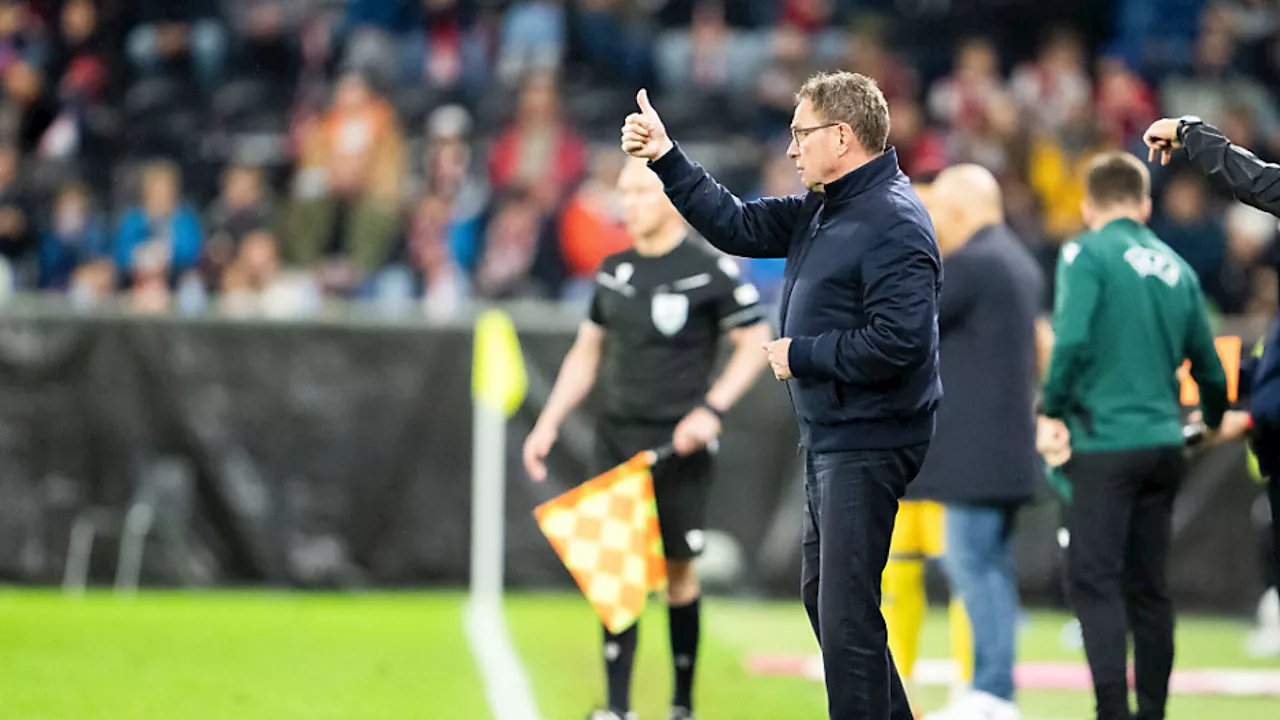 Rangnick freut sich: ÖFB-Team wieder auf dem 'Gaspedal'