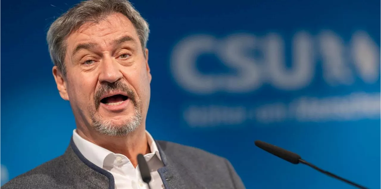 CSU-Parteitag beginnt mit S&ouml;der-Rede