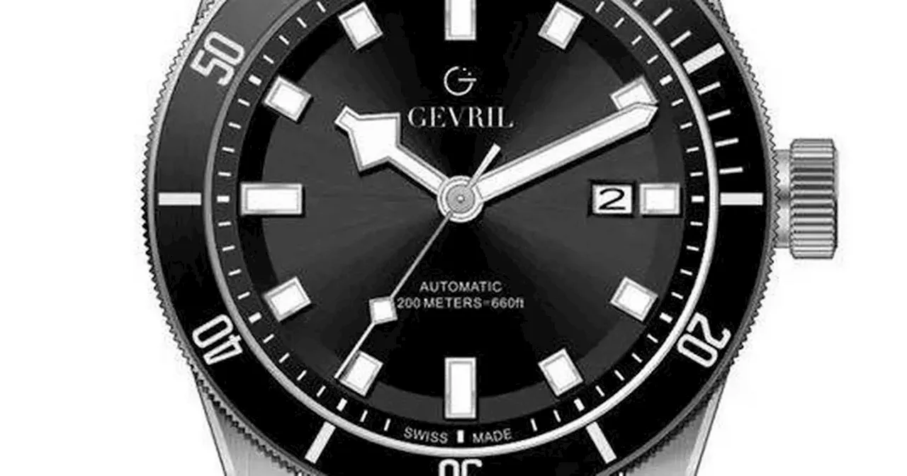 Debenhams slashes 89% off 'absolutely beautiful' Gevril automatic watch