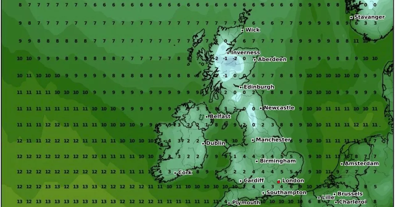 UK snow maps pinpoint exactly where and when freeze will hit Britain