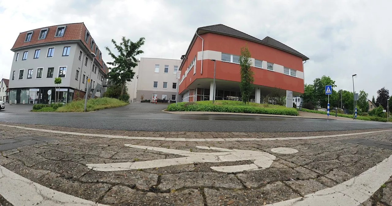 Protestaktion gegen Schließung des Krankenhauses Rahden