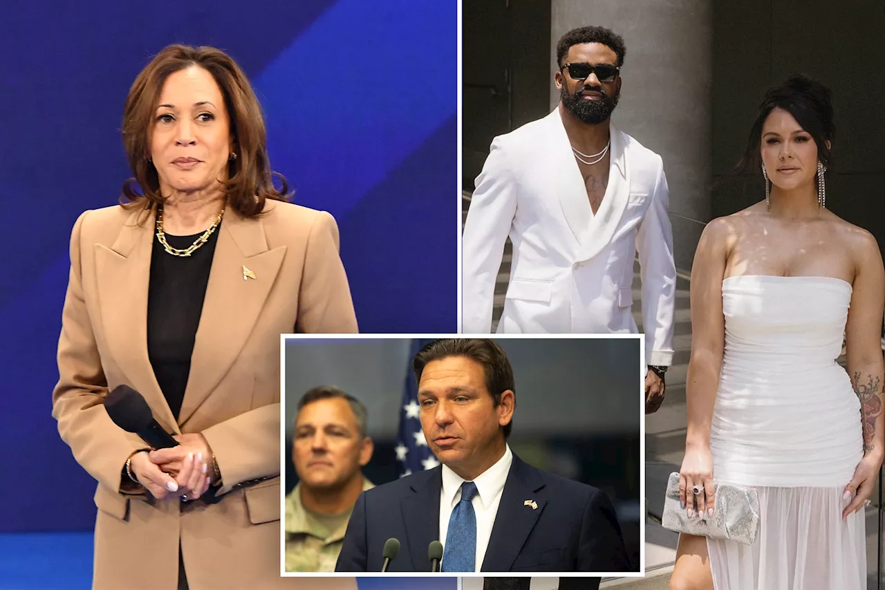 Dolphins star Raheem Mostert's wife blasts Kamala Harris over spat with Florida Gov. Ron DeSantis: 'Textbook trash'