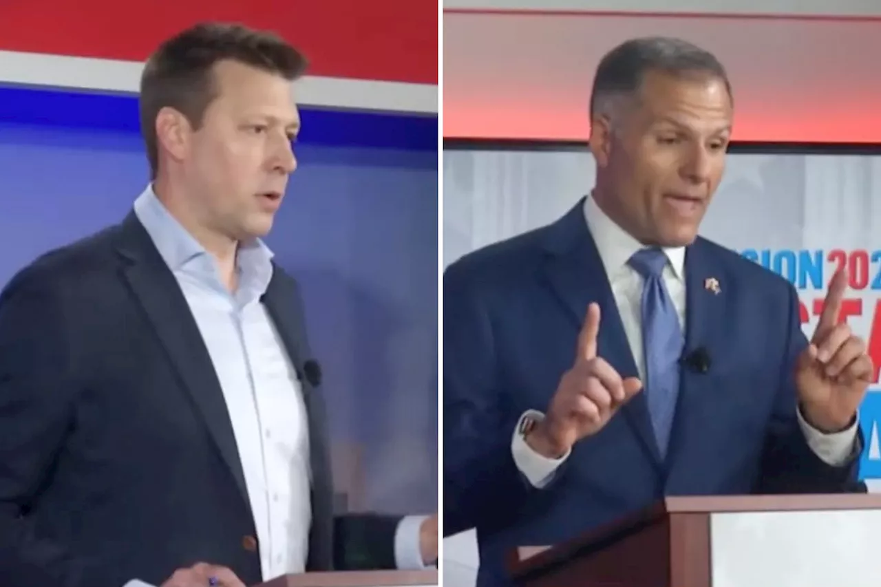 NY GOP Rep. Marc Molinaro, Dem challenger Josh Riley go for jugular over immigration, abortion in heated debate for key House seat: 'He's lying!'