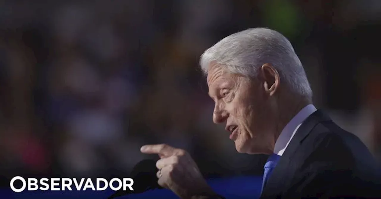 Bill Clinton entra na campanha em apoio a Kamala Harris