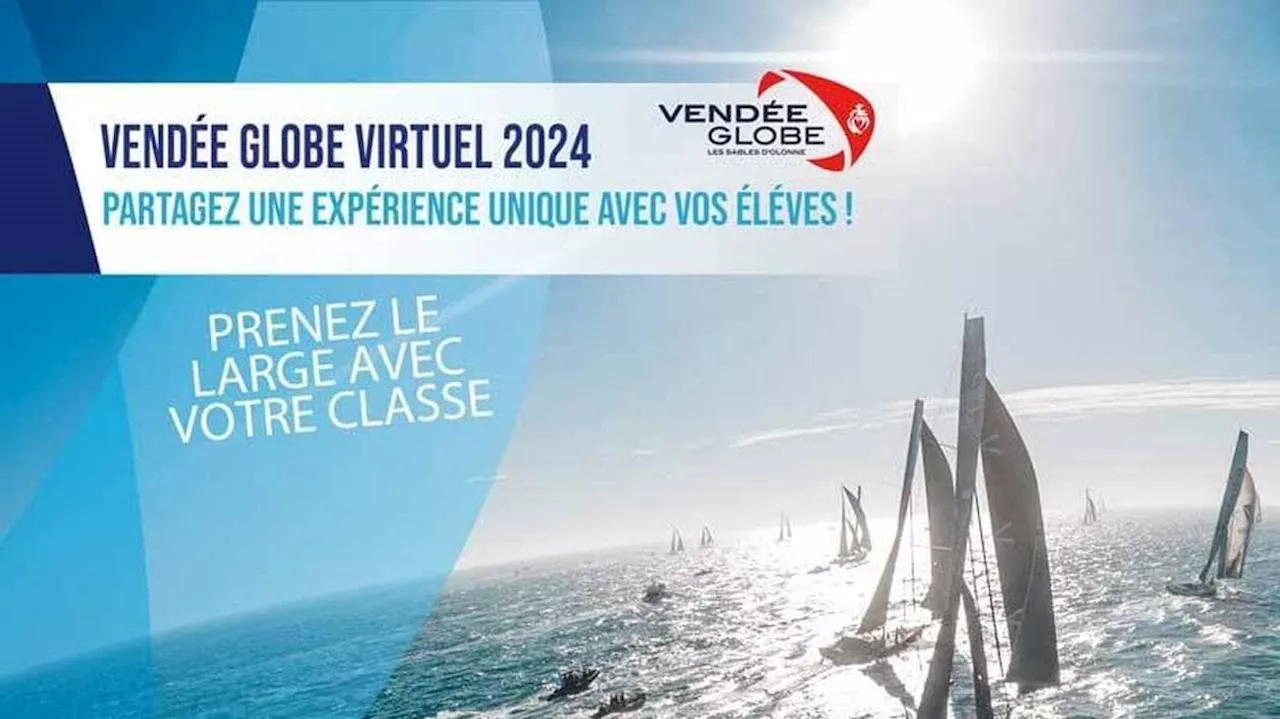 Vendée Globe 2024. La FFVoile lance le « Vendée Globe Virtuel dans les Classes »