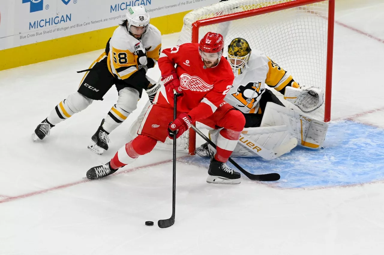 Beauvillier, Blomqvist help Penguins rebound from opening loss with 6-3 victory over Red Wings