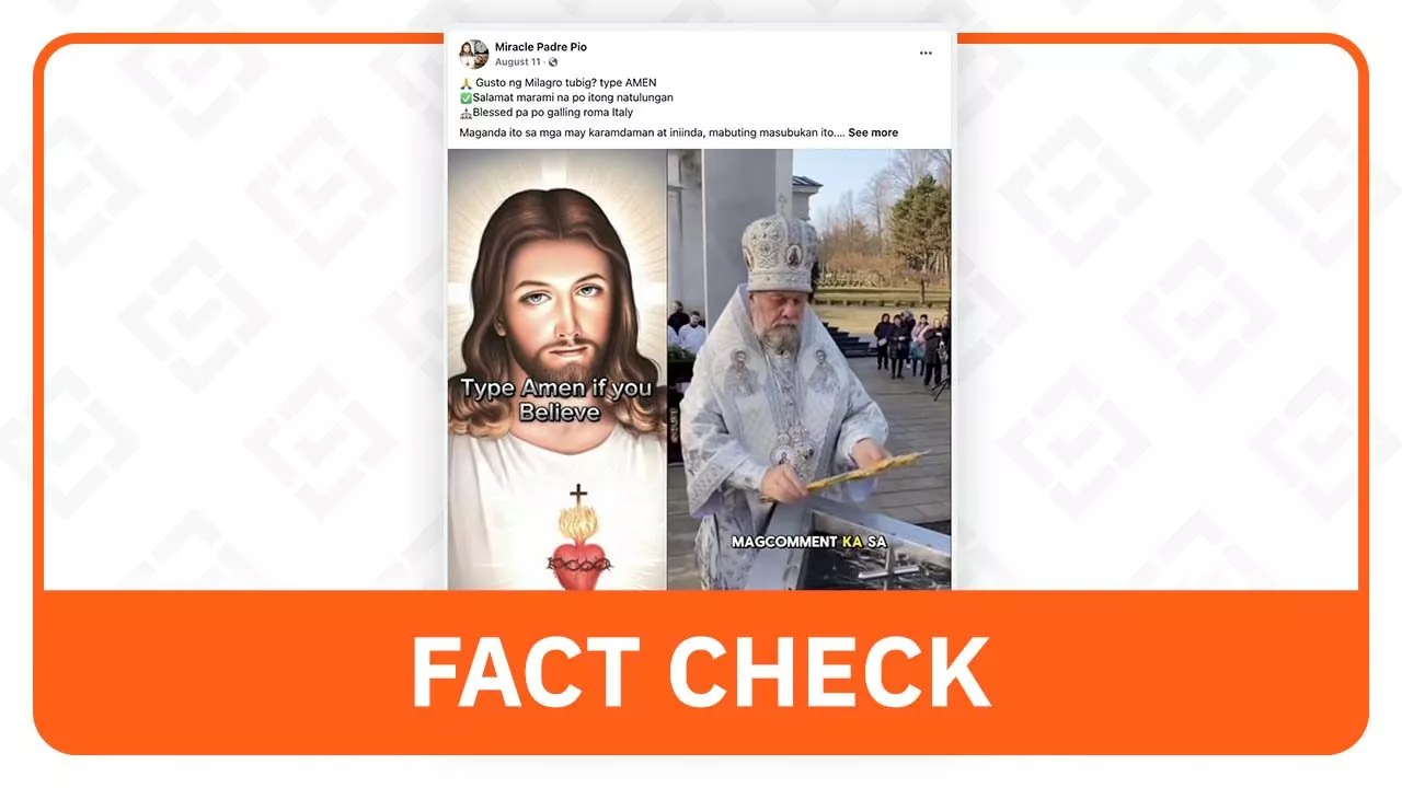 FACT CHECK: Video of priest’s ad for ‘holy water from Vatican’ is AI-generated