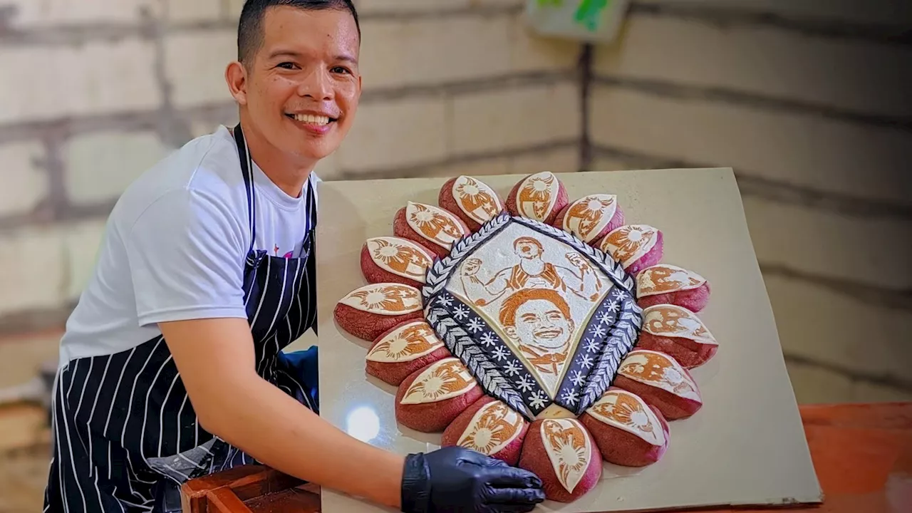 This baker from Bohol creates artisanal bread portraits of celebrities