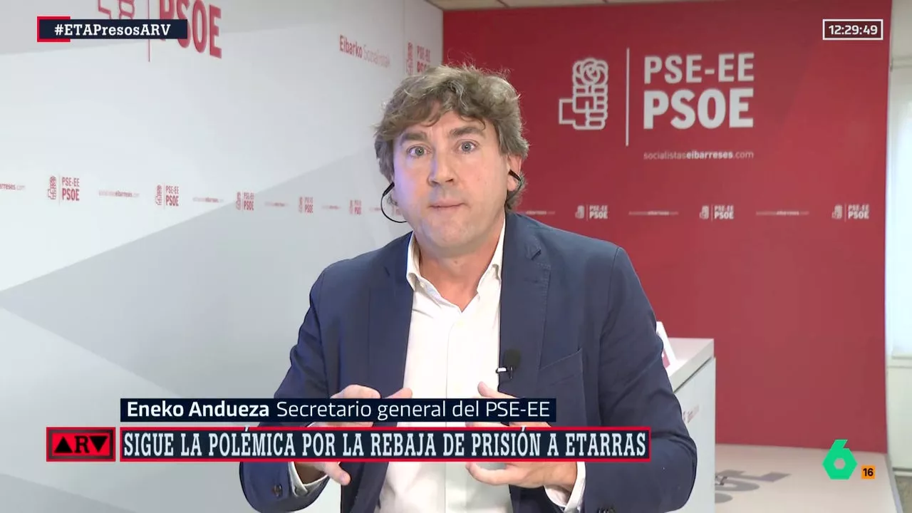 Andueza carga contra el PP por exhibir la imagen de socialistas asesinados por ETA: 'Es de una bajeza e i