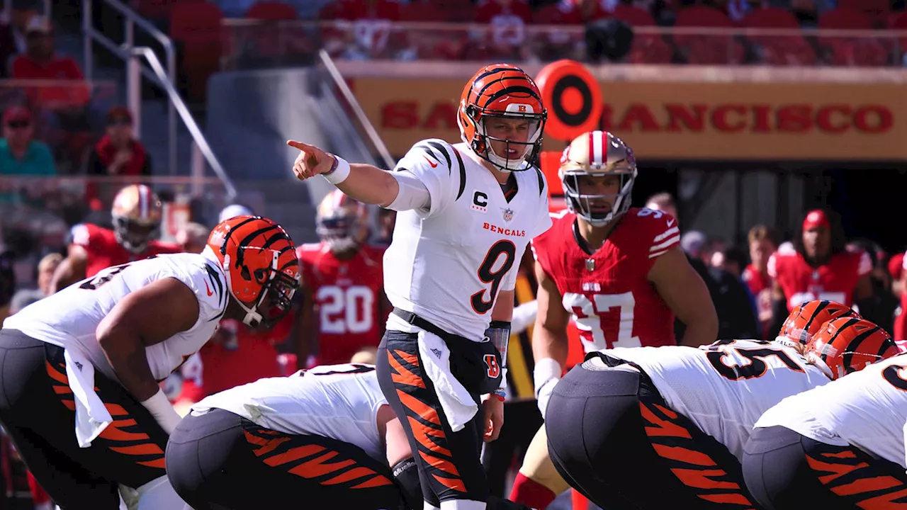 Cincinnati Bengals quarterback Joe Burrow is 9-1 in his last 10 vs. the NFC