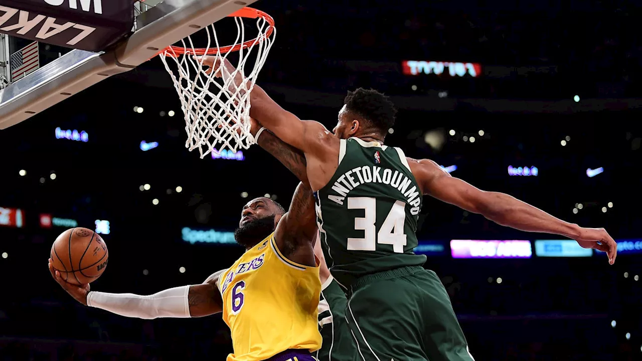 Giannis Antetokounmpo's Block On LeBron James Went Viral In Lakers-Bucks Game