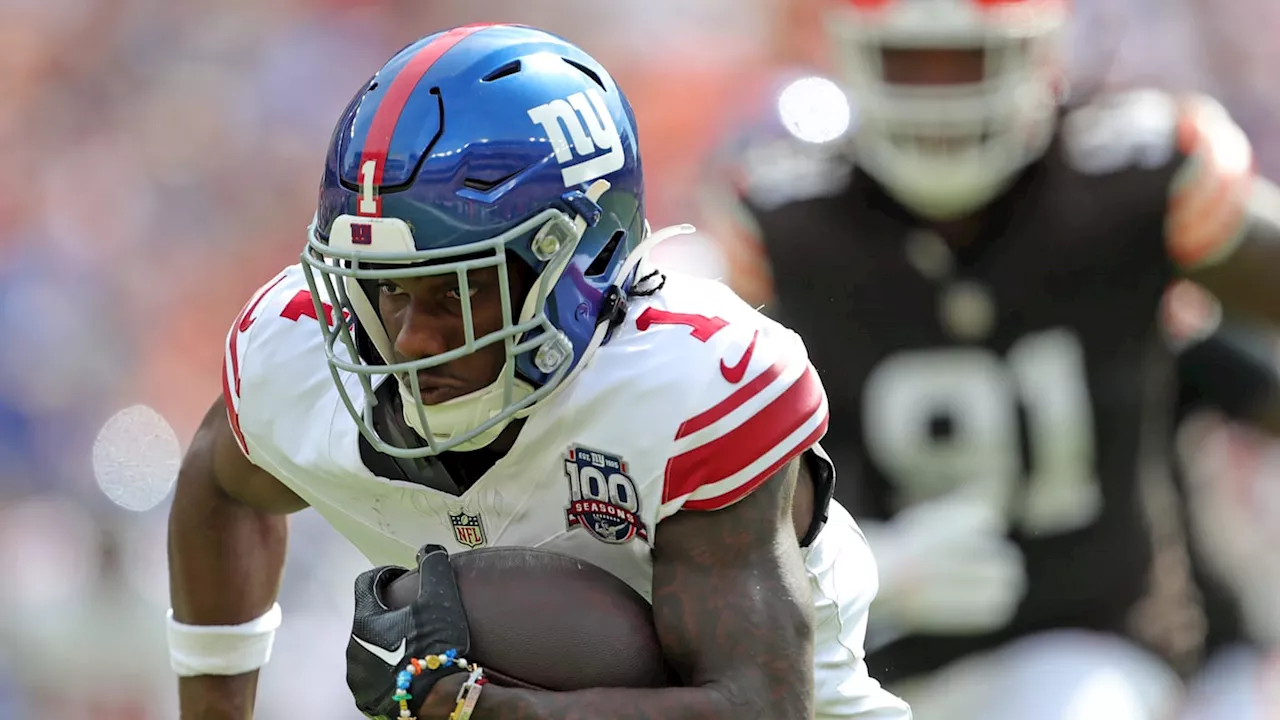 Giants Will Be Without Star Wide Receiver Malik Nabers on Sunday Night vs Bengals