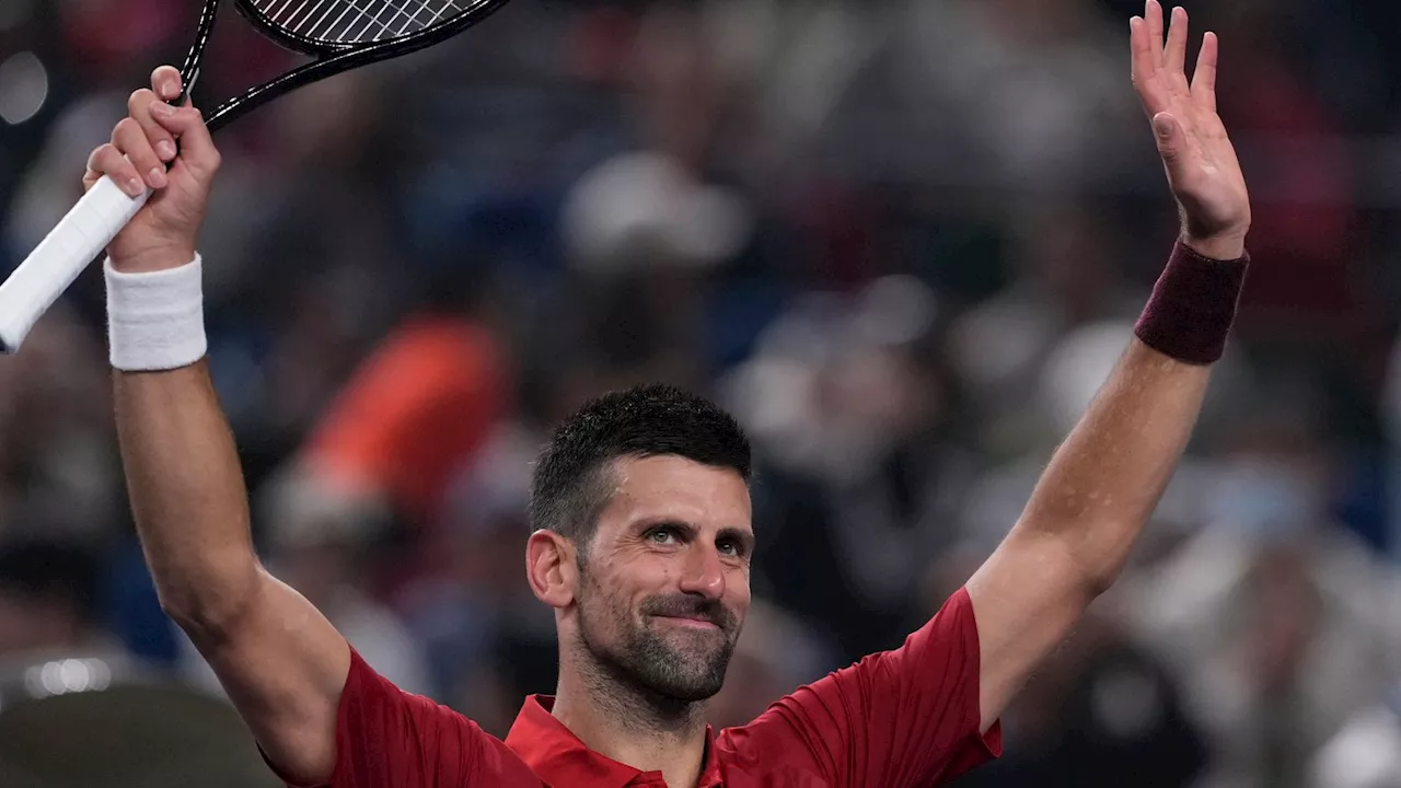 Novak Djokovic beats Jakub Mensik at Shanghai Masters to set up semi-final meeting with Taylor Fritz