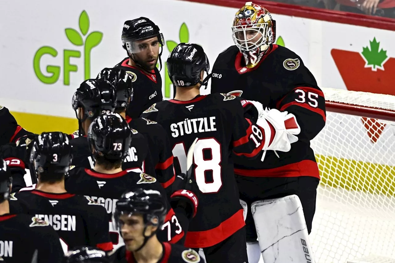 Goaltender Linus Ullmark impresses in Ottawa Senators debut