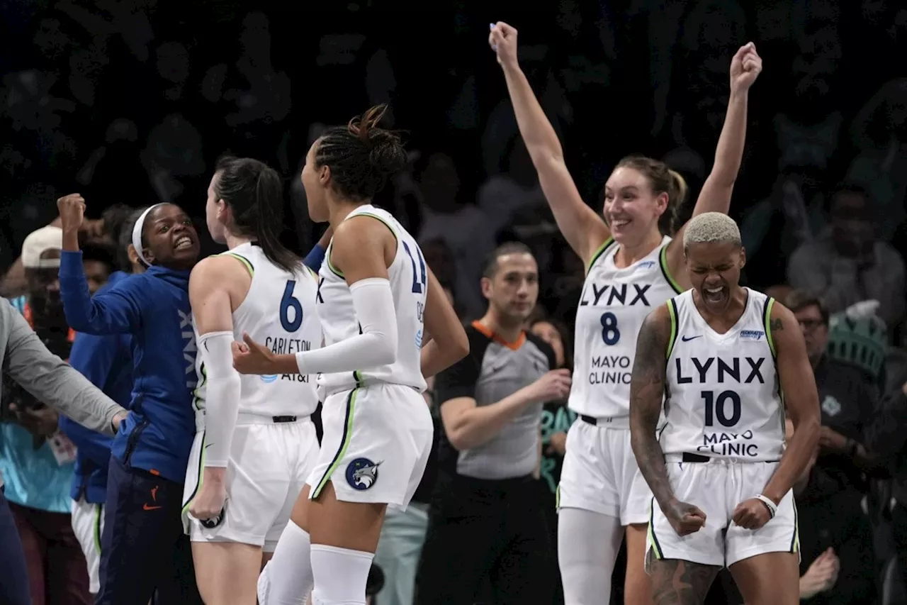 Lynx stun Liberty with 95-93 overtime win in Game 1 of the WNBA Finals