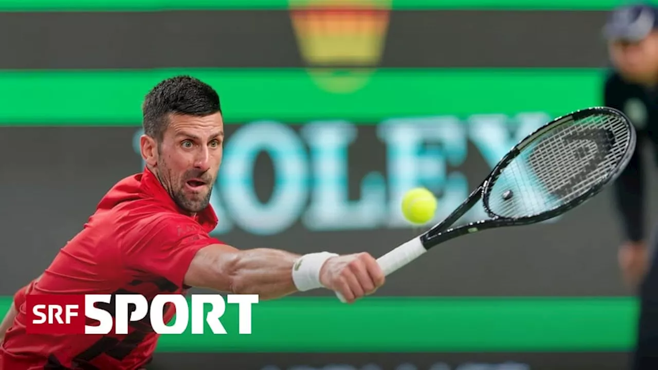 ATP-1000-Turnier in Schanghai - Djokovic stoppt Lauf von 19-jährigem Tschechen