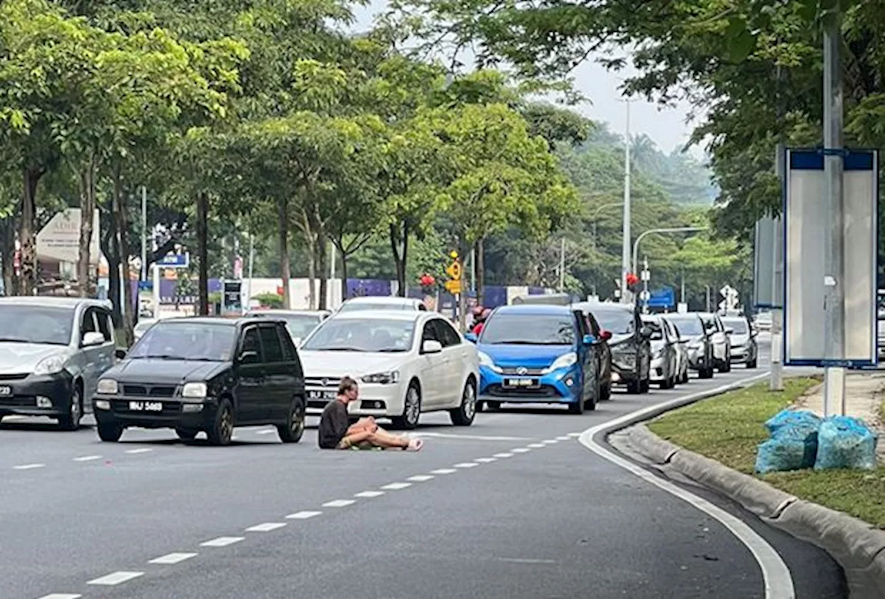 A ‘ruff’ day out: Russian lady and pet dog arrested for disturbing traffic