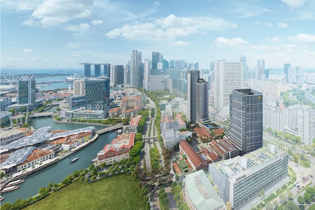 New mixed-use development with condo, retail and office spaces near Singapore River by 2029