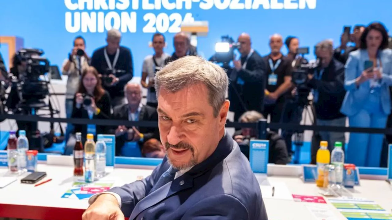 Söder will mitreden: Strikte Migrationspolitik und keine Koalition mit Grünen