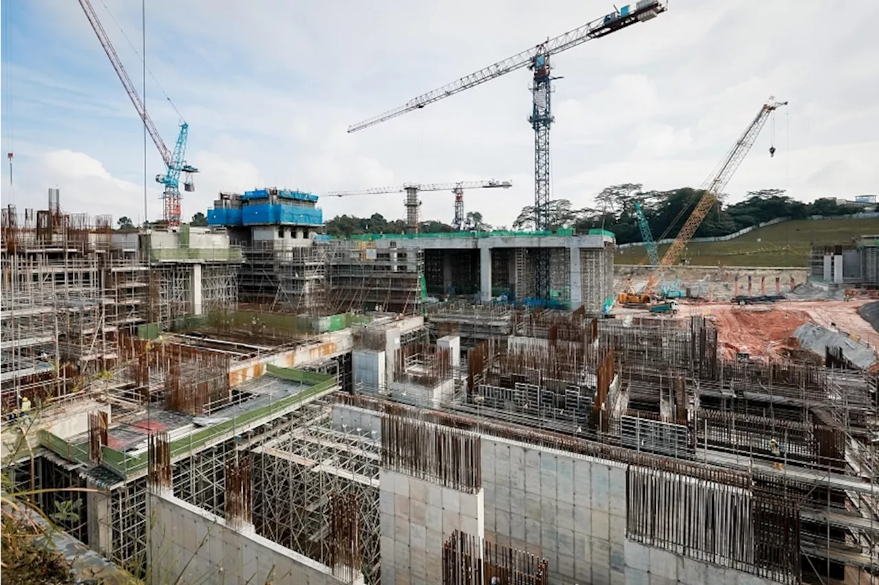 Worker taken to hospital after falling 2m at RTS Link construction site in Woodlands North