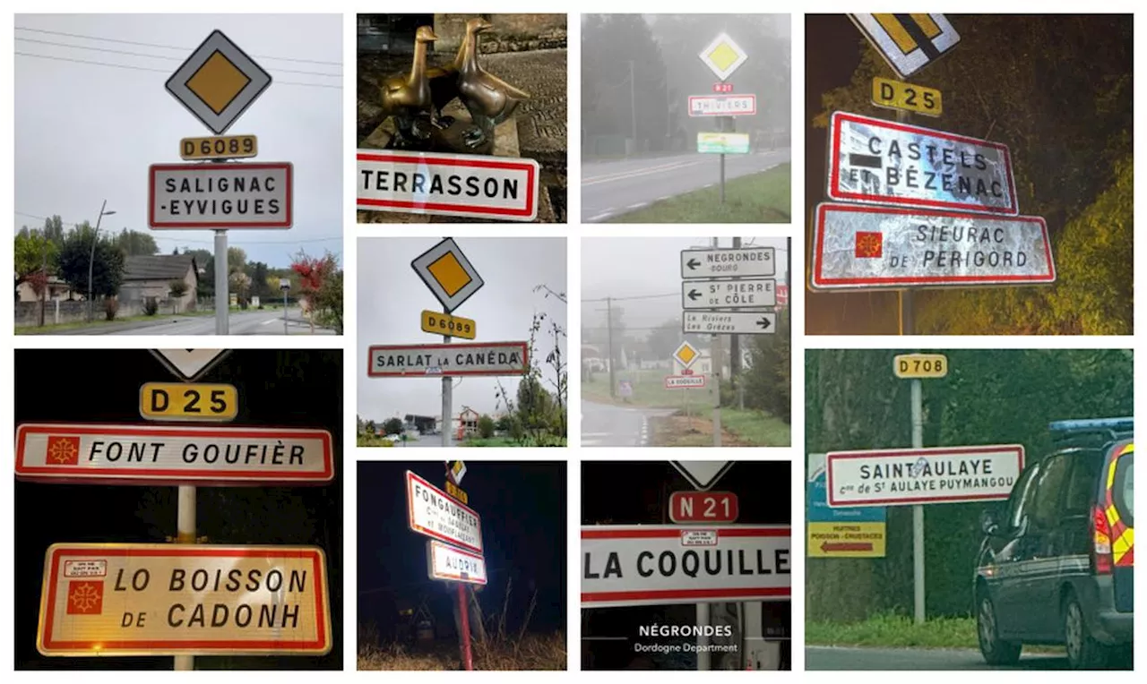 Agriculteurs en colère : en Dordogne, après les panneaux renversés, des panneaux inversés