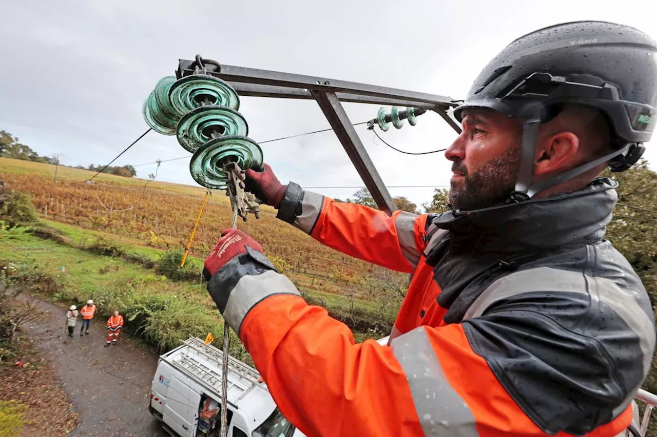 Landes : Enedis sur le front des réparations après la dépression Kirk