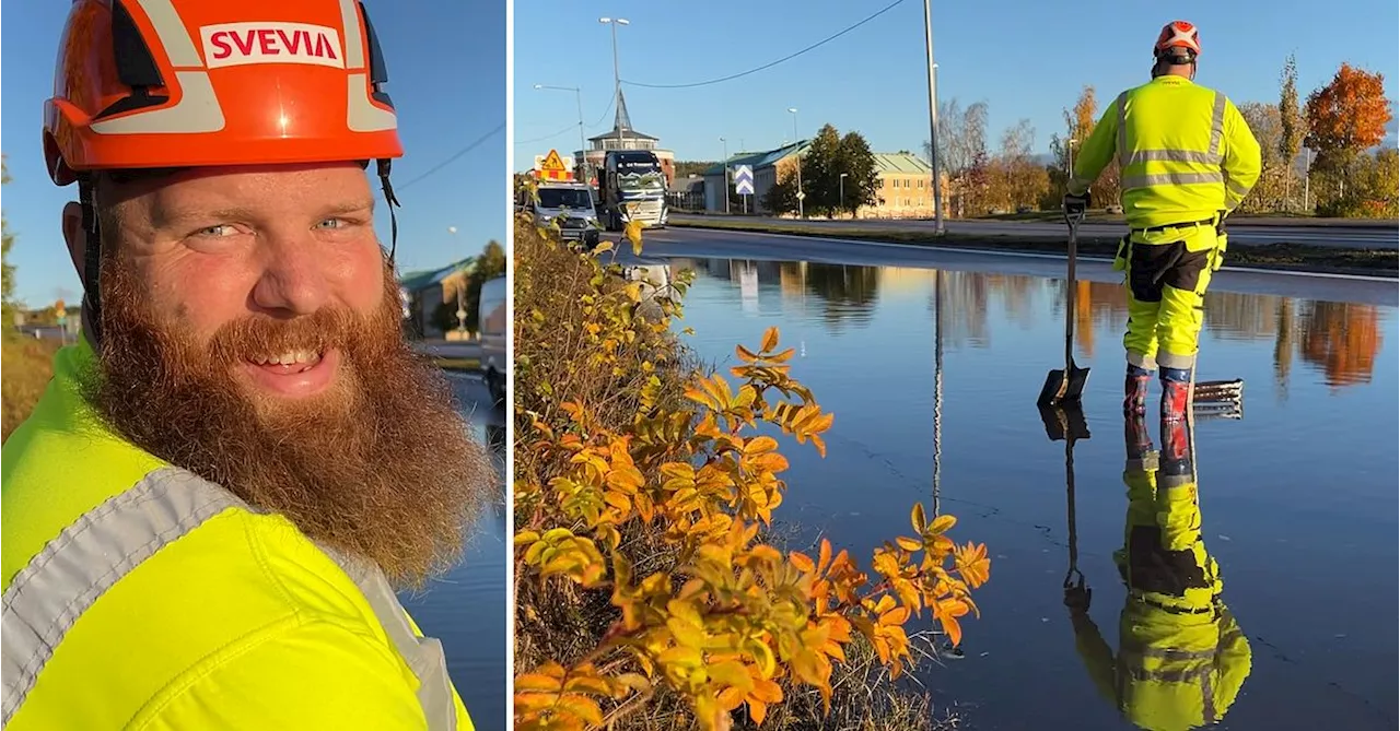 Höga vattenflöden ställer till det i norra delarna av Västernorrland