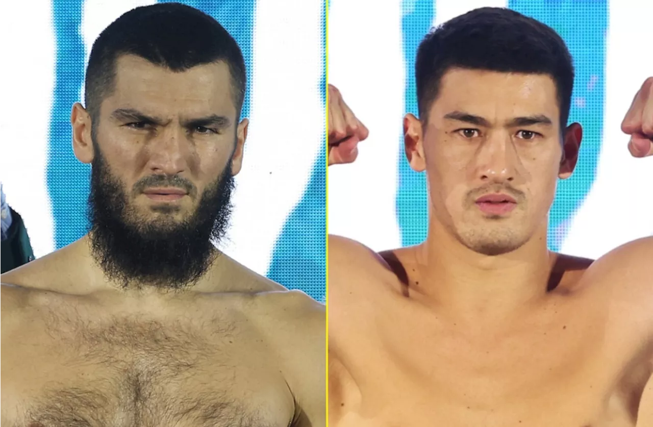 – Artur Beterbiev and Dmitry Bivol show off stunning ripped physiques during tense f...